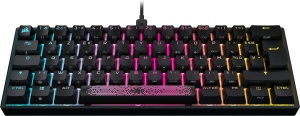 Tastatura mecanica Corsair K65 RGB-LED, Cherry MX Speed, Negru - Img 13