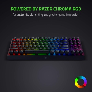 Tastatura mecanica gaming Razer BlackWidow V3 TKL, galbene switch-uri, RGB, compacta - Img 3