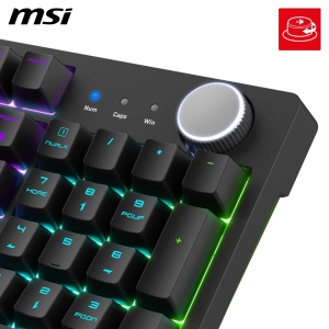 Tastatura mecanica MSI Forge GK320, QWERTZ, Switch-uri rosii, RGB - Img 4