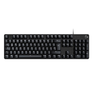 Tastatura mecanica pentru jocuri Logitech G413 SE - Iluminare din spate, Comutatoare mecanice tactile, Anti-Ghosting, compatibila cu Windows, macOS, Aspect QWERTZ german - Negru