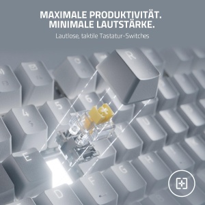 Tastatura mecanica Razer Pro Type Ultra, wireless, ergonomica, alba - Img 2