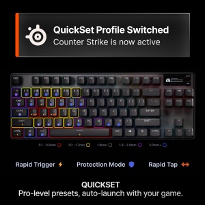 Tastatura mecanica SteelSeries Apex Pro TKL Gen 3, OmniPoint 3.0, RGB - Img 3