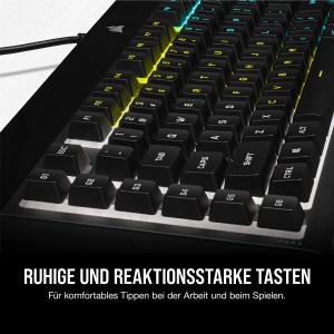 Tastatura Membrana Corsair K55 RGB PRO, Negru, 6 Macro-Taste, IP42 - Img 7