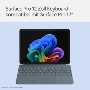 Tastatura Microsoft Surface Pro 12 - QWERTZ, iluminare, culoare Ozean - Img 7