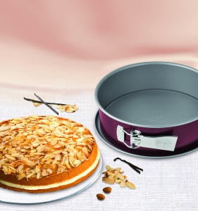 Tava cu perete detasabil Dr. Oetker Back-Liebe Bicolor 28 cm, antiaderenta, rosie - Img 2