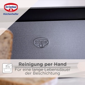 Tava de copt Dr. Oetker Classic 30 cm, otel, antiaderenta, 1800 ml - Img 5