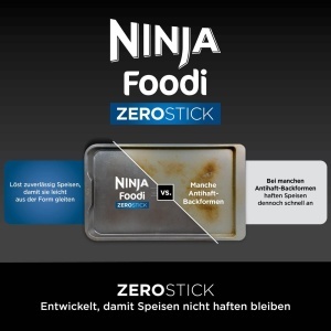 Tava de copt Ninja Foodi B30015EUUK, aluminiu, antiaderenta, 25 x 38 cm - Img 3