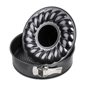 Tava de copt Zenker 24 cm cu 2 funduri, antiaderenta, metalica