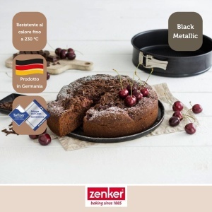Tava de copt Zenker Black-Metallic cu fund plat 26 cm, antiaderenta, rezistenta la caldura - Img 5