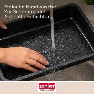 Tava de copt Zenker Special Cooking, 40 x 29 x 6 cm, otel cu antiaderent - Img 7