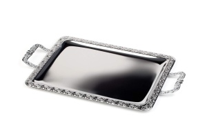 Tava din inox APS SCHONER Essen, 75 x 44,5 cm, cu manere cromate