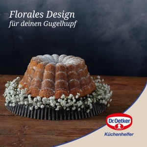 Tava Gugelhupf Floral Dr. Oetker 24,5 cm, 2400 ml, Antiaderenta - Img 4