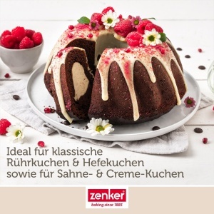 Tava Gugelhupf Zenker Perfect Black 25 cm, Antiadherenta, Made in Germany - Img 2