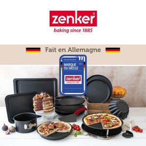 Tava patrata pentru pizza Zenker - Tava de copt premium 420 x 290 x 25 mm, garantie producator de 5 ani, Rezistent la caldura pana la 230degC, Acoperire antiaderenta de inalta calitate, Distributie optima a caldurii - Img 7