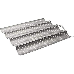 Tava pentru 4 Baguette IBILI 824804 din Otel Antiaderent 38x33 cm - Img 3
