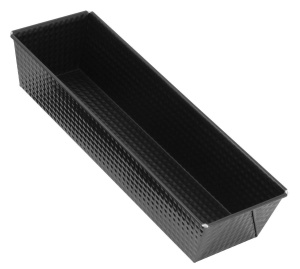 Tava pentru coacere Zenker, Kastenform, neagra, cu antiaderenta, 355x115x70 mm