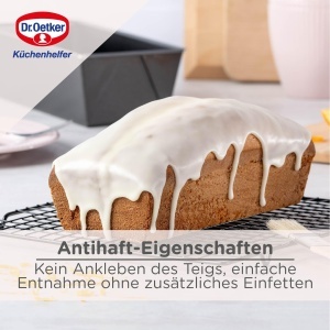 Tava pentru copt Dr. Oetker Classic 25 cm, otel, antiaderenta, capacitate 1600 ml - Img 4