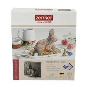 Tava pentru copt iepuri Zenker, 600 ml, antiaderenta, 3D - Img 4