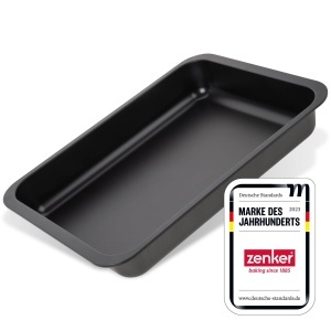 Tava pentru lasagna Zenker, 1 bucata, neagra, cu antiaderenta dubla