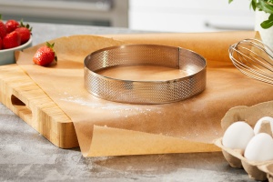 Tava perforata pentru tort Lacor 68548, inox, gri, 18 x 18 x 4 cm - Img 5