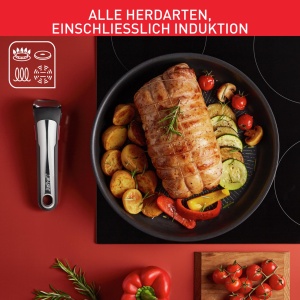Tefal Ingenio Unlimited pe set de oale si tigai din 13 piese maner detasabil, stivuibil, economie de spatiu, inductie de tigai cu acoperire antiaderenta, manevrare si curatare usoara, L39593 - Img 7