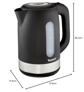 Tefal Snow KO3308, plastic, 1.7 litri, Negru - Img 7