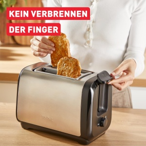 Tefal Subito TT5S1DE0 Toaster Dublu Fante Inox Negru Functie Economisire Energie - Img 7