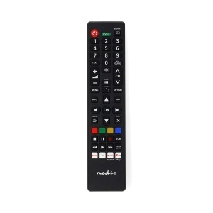 Telecomanda de inlocuire Nedis pentru televizoare PanasonicSharp, neagra, fara programare