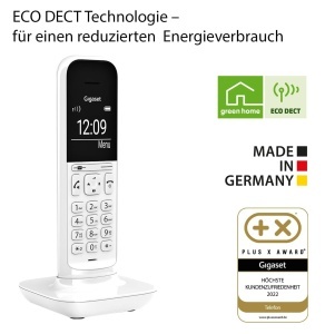 Telefon fara fir Gigaset CL390HX Alb Compatibil DECT cu Routere si Baza - Img 5