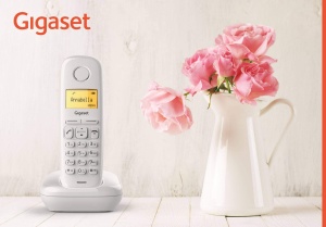 Telefon fix fara fir Gigaset A170, 1.5 inch, alb, cu 50 contacte - Img 2