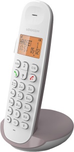 Telefon fix fara fir Logicom ILOA 150 Display 4 linii, Freisprech, Taupe