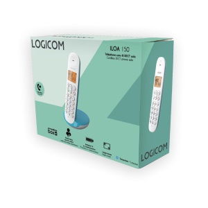Telefon fix fara fir Logicom ILOA 150, display 4 linii, freisprech, turcoaz - Img 7