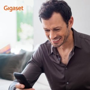 Telefon Gigaset AS690A Duo Negru Display Contrast Anrufbeantworter - Img 7