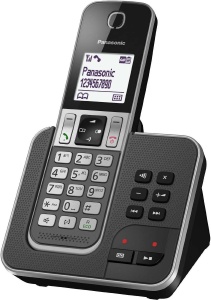 Telefon Panasonic KX-TGD320 Candy-Bar cu Receptor DECT si Functie Raspuns Negru
