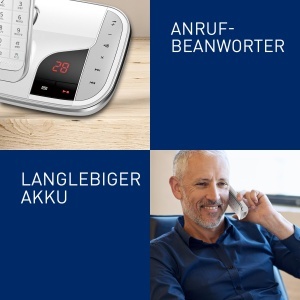 Telefon Panasonic KX-TGJ320GW Negru cu Anrufbeantworter si Display Color - Img 4