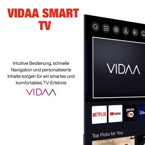 Telefunken TV Smart TV 43 inch VIDAA D43U790B2CW 4K TV UHD TV HDR cu Dolby Vision tuner triplu si 6 luni HD incl TV LED negru - Img 9