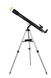 Telescop refractor Bresser Sirius 70900 AZ cu stativ, adaptor smartphone si filtre solare