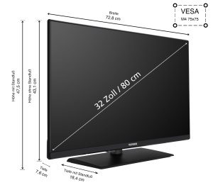 Televizor LED Telefunken XF32N750M 32 inch (80 cm) Full HD - Img 2
