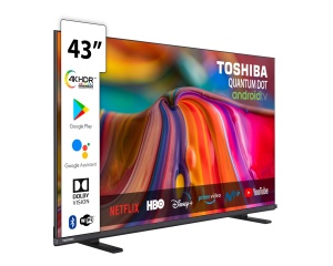 Televizor LED Toshiba 43QA4163DG, 43 inch, Ultra HD, Google Assistant