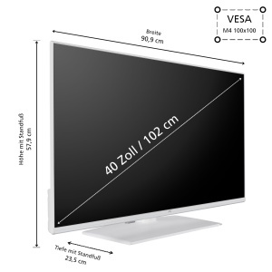 Televizor Smart JVC LT-40VF5355W, 40 inch, Full HD, HDR - Img 3