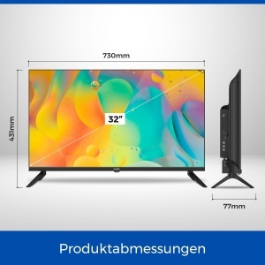 Televizor Smart LED Cello 32 inch Design Fara Rama LG WebOS Bluetooth Triple Tuner - Img 2
