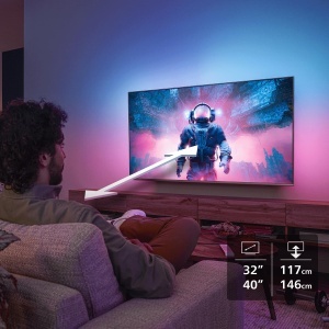 Televizor Smart Philips 32PQS690112 32 inch FHD QLED cu Ambilight - Img 9