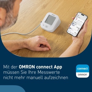 Tensiometru digital OMRON X2 Connect Bluetooth Manseta universala 22-42 cm - Img 3