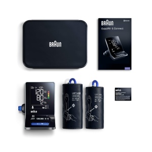 Tensiometru inteligent Braun ExactFit 5 Connect | Aplicatia Braun Healthy Heart | Precizie dovedita clinic | Afisaj cu coduri de culori | 2 dimensiuni de mansete | Pentru casa | BUA6350 - Img 6
