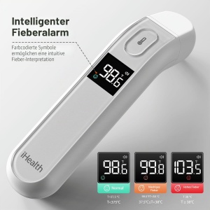 Termometru contactless iHealth PT2L pentru adulti si copii, cu afisaj LCD - Img 2