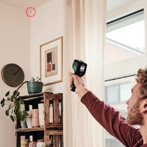 Termometru cu infrarosu Bosch Home and Garden AdvancedTemp (-30degC pana la +500degC, detectare integrata a mucegaiului si a puntii termice, afisaj LED pentru interpretare usoara, carcasa din material reciclat) - Img 5