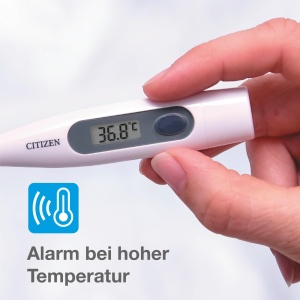 Termometru digital Citizen CTA303, antibacterian, rezistent la apa, cu alarma febra - Img 7