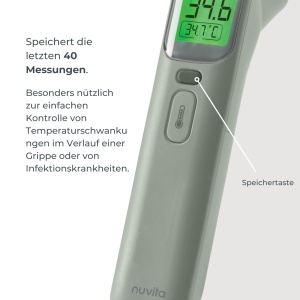 Termometru digital Nuvita 2075 pentru frunte si ureche, masurare rapida, 4 moduri - Img 5