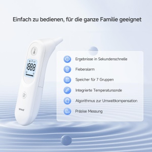 Termometru digital Yuwell YHT101 pentru copii si adulti, masurare rapida, display mare - Img 3