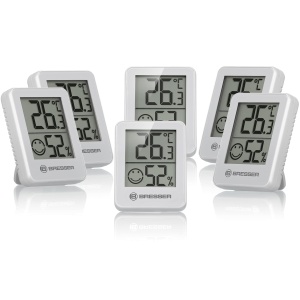 Termometru Hygrometru Bresser 6 Set Digital, Control Umiditate, Montaj Versatil